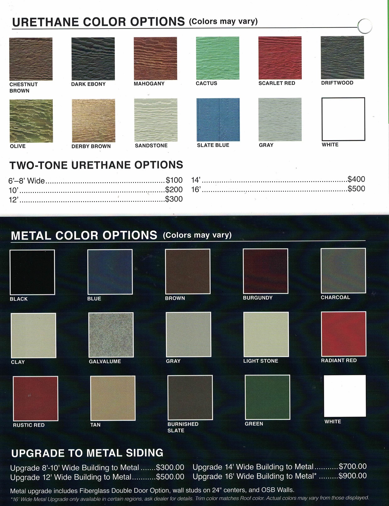 Colors – Shedmart Usa